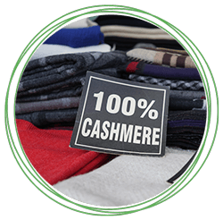 Sustainable textile cashmere