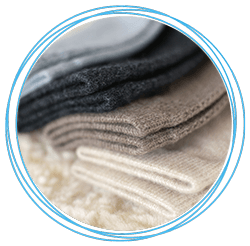 Upcycled cashmere sweaters